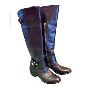 Vince Camuto Black Over the Knee Boots